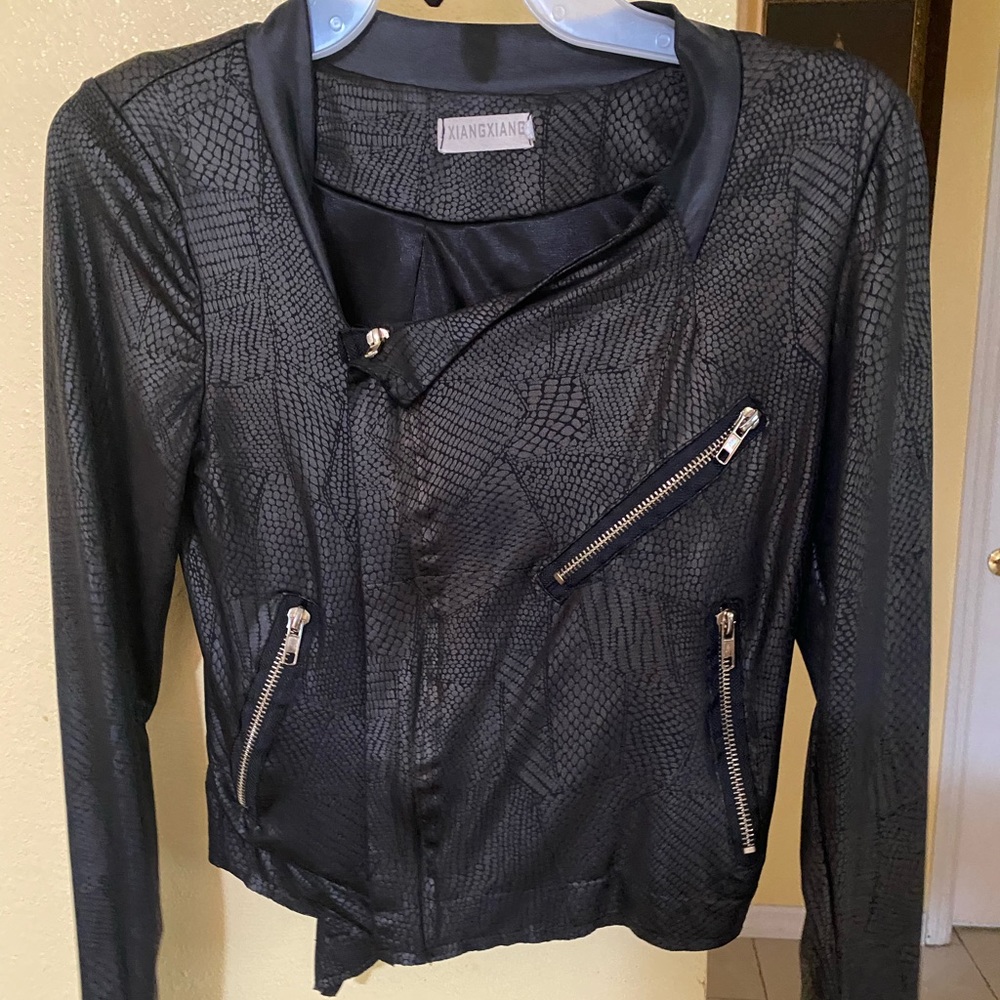 Faux Leather Jacket